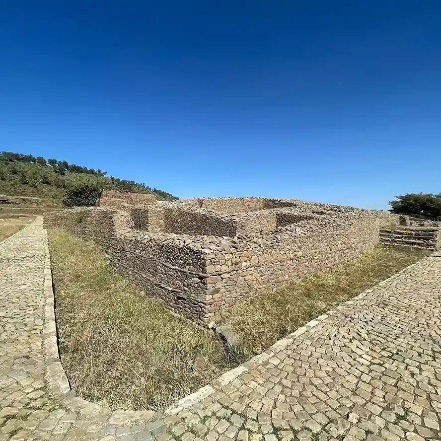 Dungur Ruins, the legendary Queen of Sheba's Palace in Axum, Ethiopia