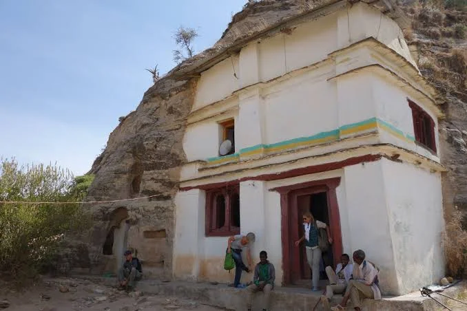 Maryam Korkor rock-hewn monastery in the Gheralta mountains, Tigray