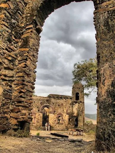Kuskuam Complex royal residence and church in Gondar, Ethiopia