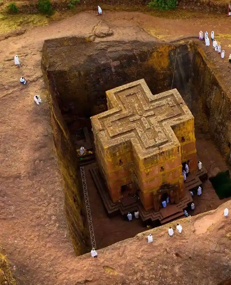 Church of St. George Bete Giyorgis Lalibela